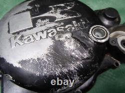 1987 KAWASAKI KX250 engine clutch cover (int. C02) clutch cover water pump