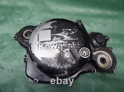 1987 KAWASAKI KX250 engine clutch cover (int. C02) clutch cover water pump