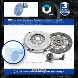 Clutch Kit 3pc (Cover+Plate+CSC) fits VOLVO V60 Mk1 1.6D 11 to 15 D4162T 240mm