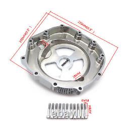 Engine Clutch Cover See Through For Kawasaki Zx14R Zzr1400 2006-2014 Chrome Righ