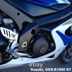 GBRacing Engine Gearbox Clutch Cover Crash Protector Suzuki GSXR 1000 05 08