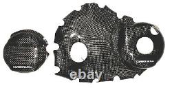 Honda CBR400 NC29 2x Carbon Clutch Cover Alternator Cover Generator Engine Cover