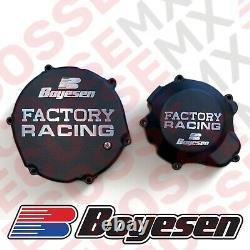 Kawasaki Kx250 Boyesen Clutch & Ignition Covers Black 1995-2002 Sc-12b Cc-12b