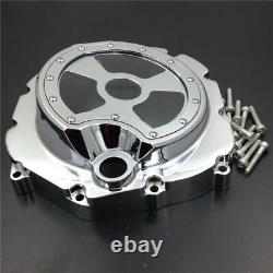 Right Engine Clutch cover see through For 2006-2013 Kawasaki ZX14R ZZR1400 Chrom