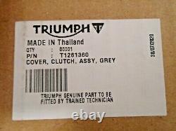 Triumph Tiger 800 XR XRX XCX XRT XCA Grey Right Engine Clutch Cover T1261360
