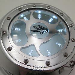 Couvercle d'embrayage transparent du moteur à LED blanc pour Suzuki Gsx1300R Hayabusa B-King