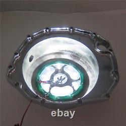 Couvercle d'embrayage transparent du moteur à LED blanc pour Suzuki Gsx1300R Hayabusa B-King