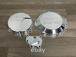 Honda Racing CR250 Cache d'embrayage en billet Couverture d'allumage-stator (1988-2001)