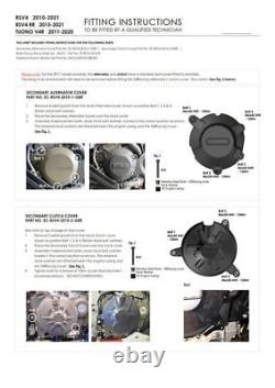 Protège-carter d'embrayage du moteur pour Aprilia RSV4 2010-2020 rsv4rr 2015-2022